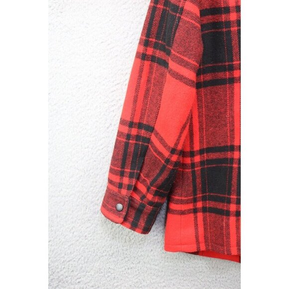 Talbots Wool Blend Red Plaid Jacket-Size Small-Preppy - Picture 11 of 13